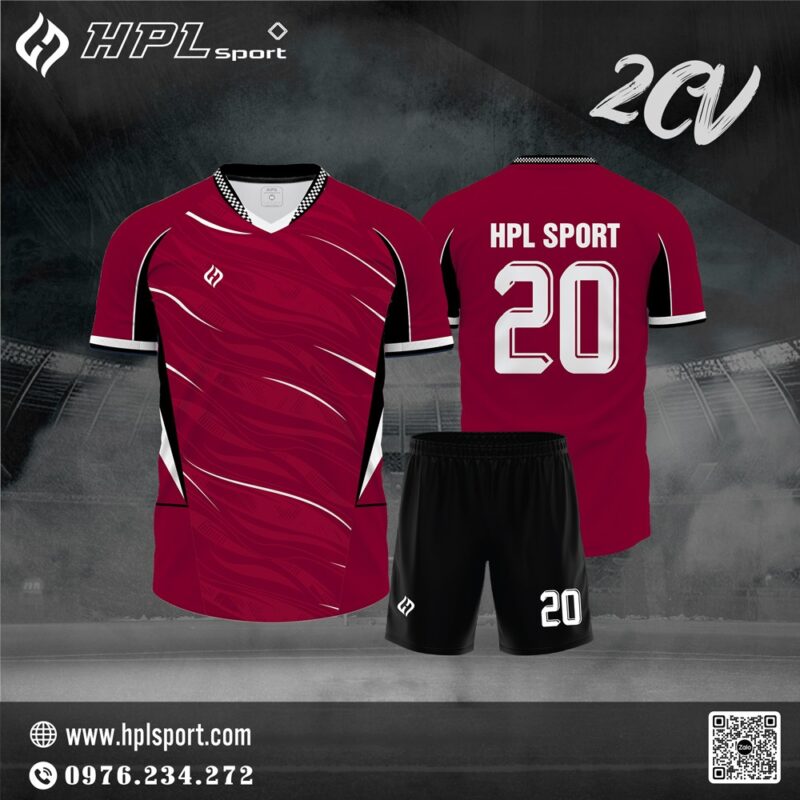 Bộ Quần Áo Thể Thao HPL SPORT 20CV Màu Đỏ Đô - Mạnh Mẽ Và Cá Tính