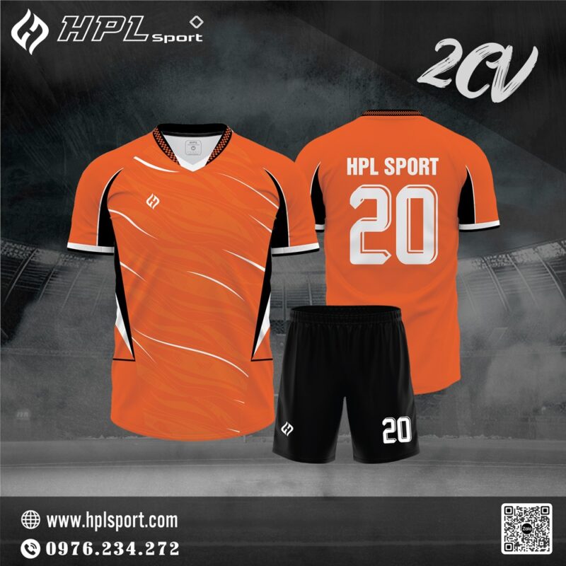 Bộ Quần Áo Thể Thao HPL Sport Màu Cam Mẫu 2CV